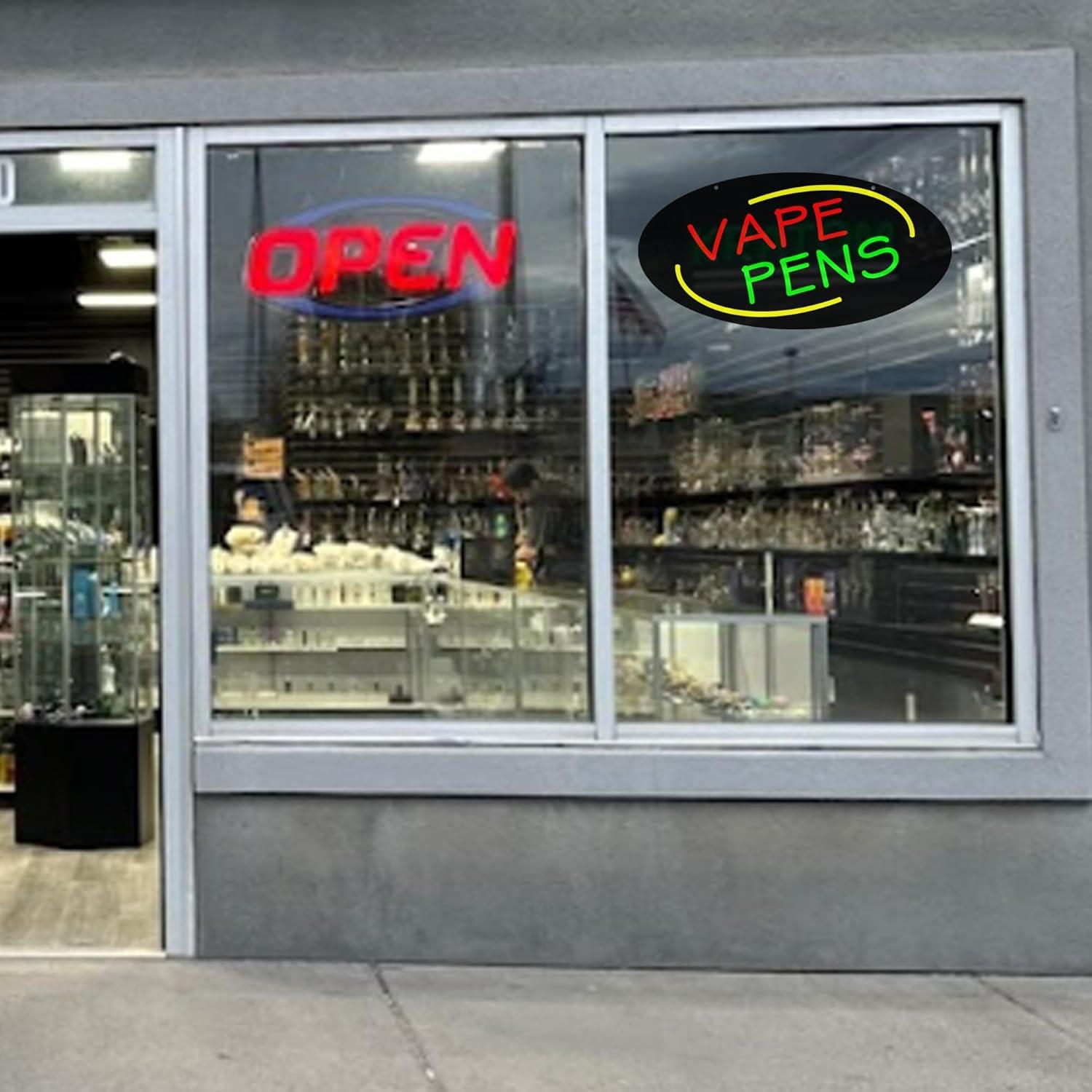 ป้ายไฟนีออน LED ปรับความสว่างไ - Vaping Store บทวิจารณ์และราคา