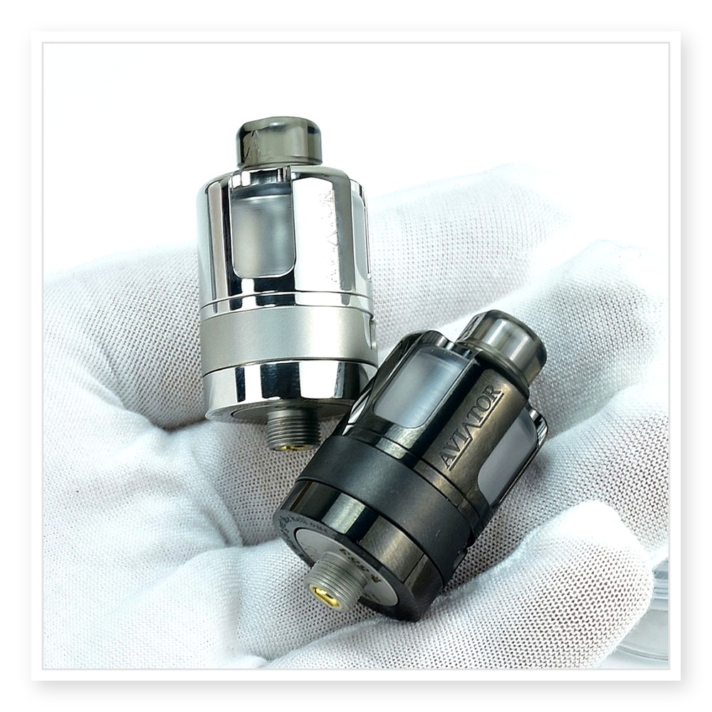 แทงค์บุหรี่ไฟฟ้า Aviator RTA ข - Vaping Air บทวิจารณ์และราคา
