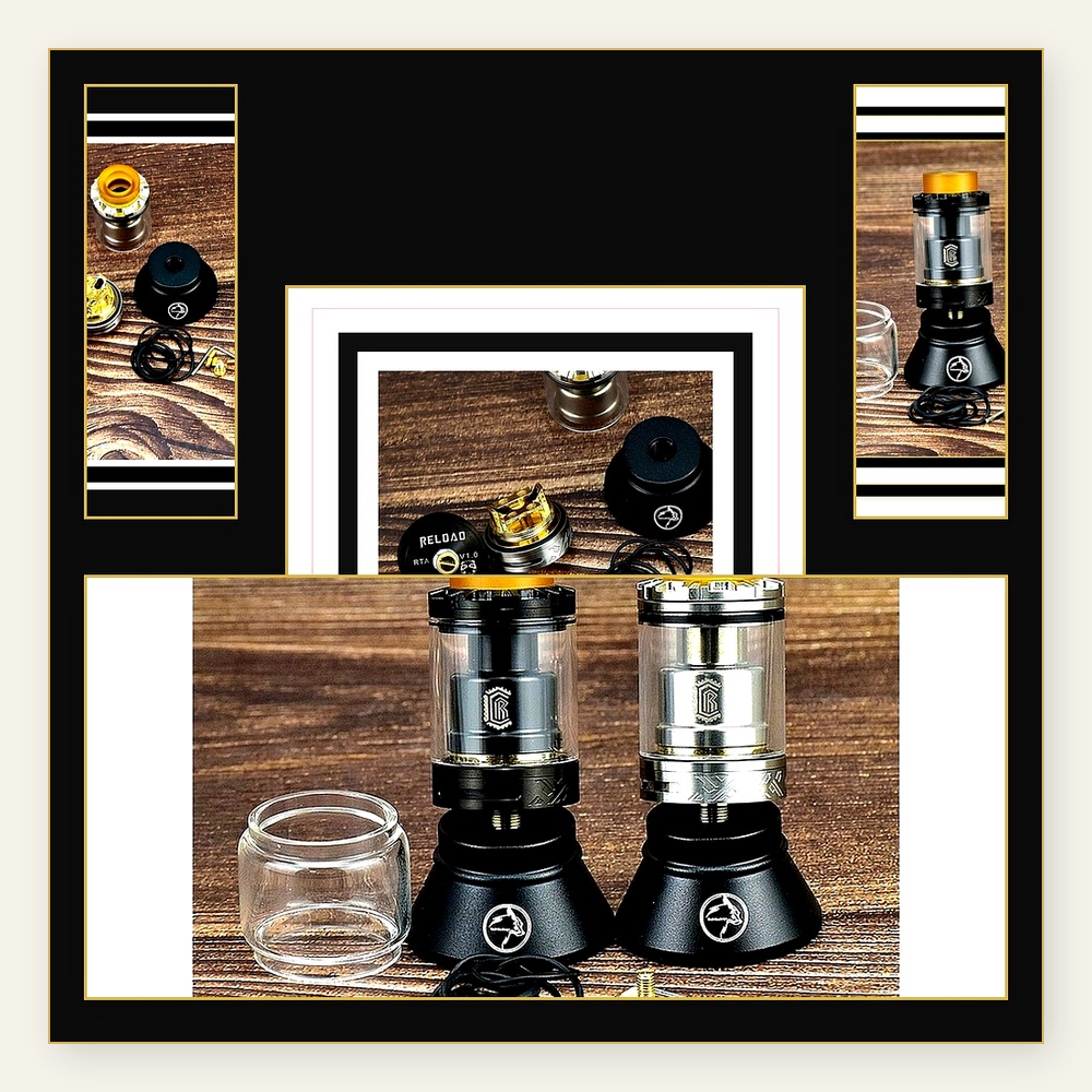 ReLoad RTA 24mm 3.5ml อะตอมไมเ - Accessories For Vaping บทวิจารณ์และราคา