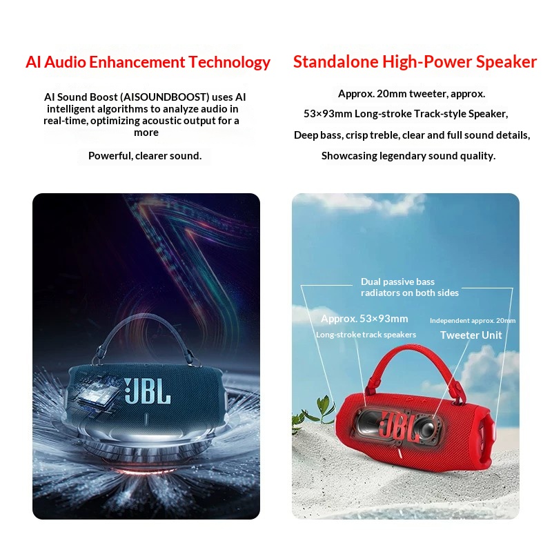 JBL CHARGE6 IP68 ลำโพงบลูทูธกั - Anker Speaker Soundcore Boom 2 บทวิจารณ์และราคา