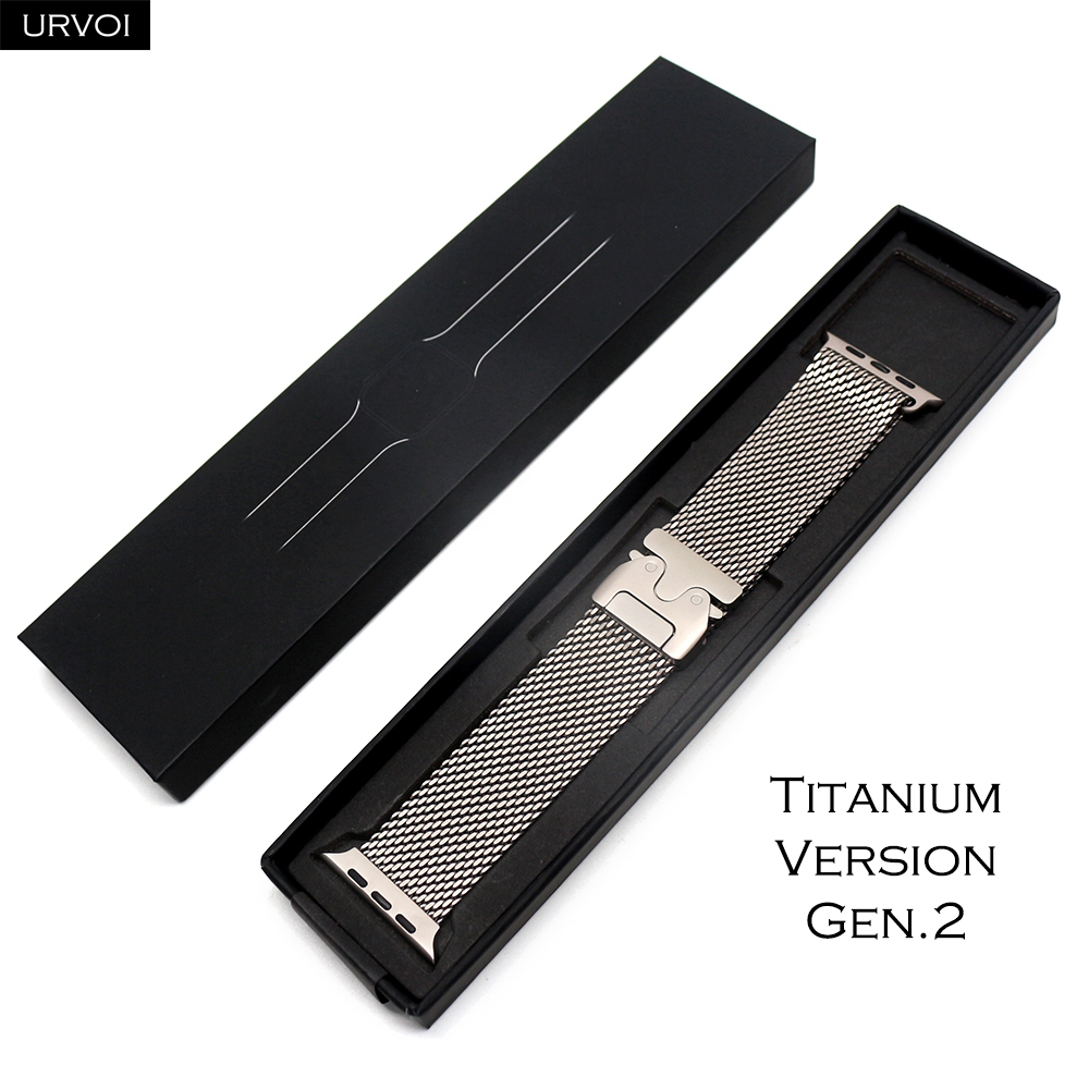 สายนาฬิกา URVOI ไทเทเนียม Mila - Mesh Coil Strip บทวิจารณ์และราคา